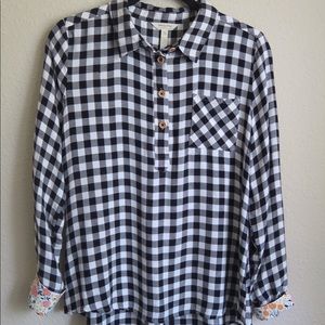 Matilda Jane w/ Joanna Gaines Black Plaid Flannel